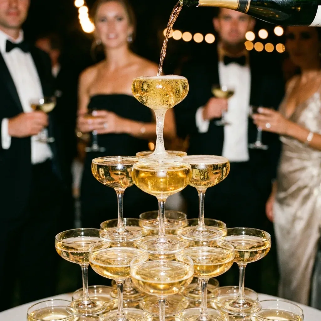 Champagne tower